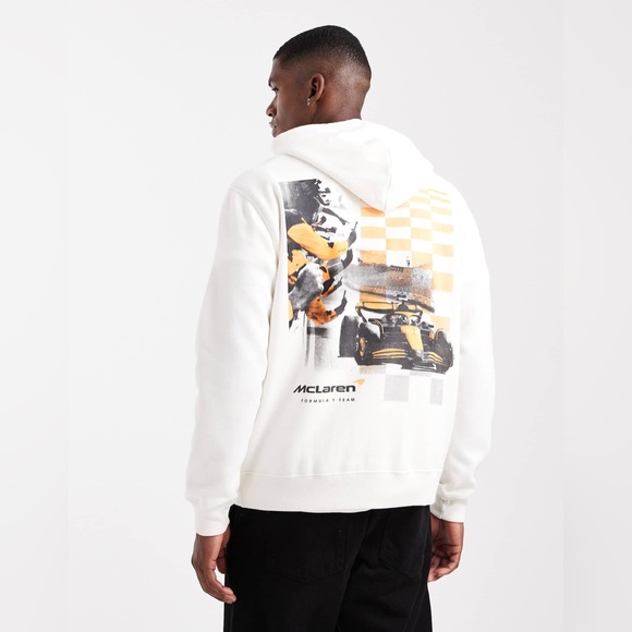 Hollister MClaren Cream Hoodie - Picture 2 of 7